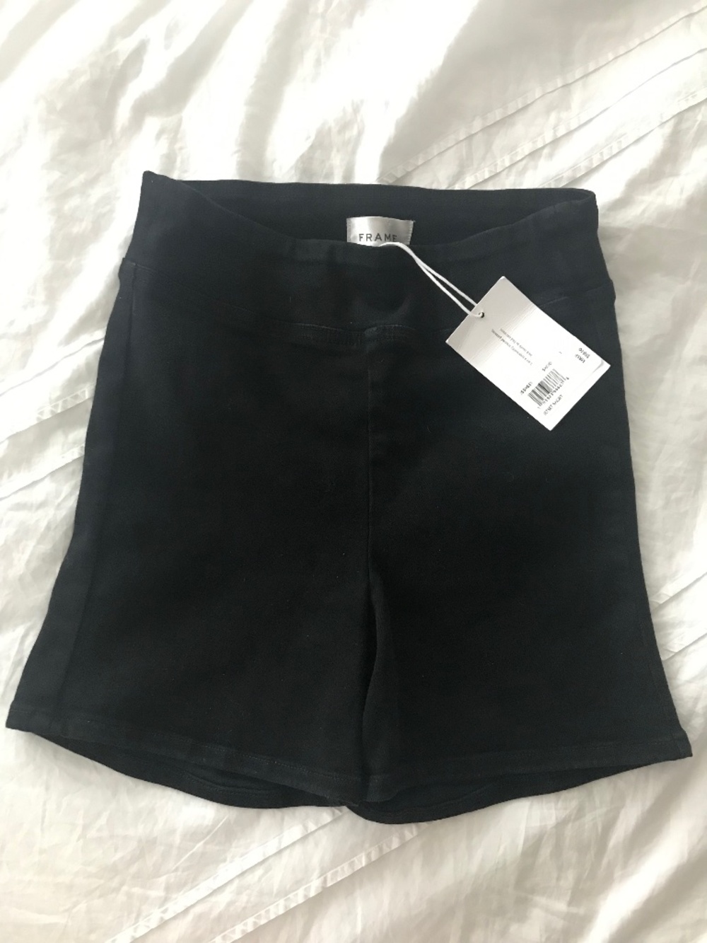 FRAME DENIM JetSet Black High-Waisted Shorts - NWT retail $98